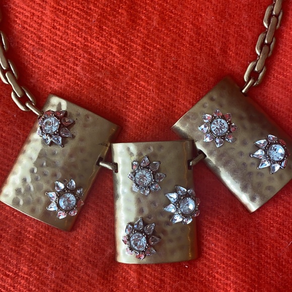 JCrew flower shield necklace - Picture 3 of 5